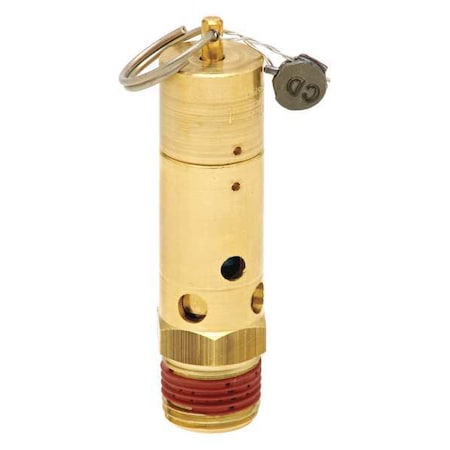 Control Devices SN50-1A100 - Air Safety Valve,1/2 In Inlet, 100 psi