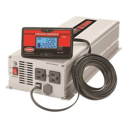 Tundra M2000 - Power Inverter, Modified Sine Wave, 4,000 W Peak, 2,000 W Continuous, 2 Outlets