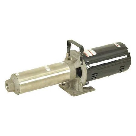 Dayton 45MW86 - Booster Pump, 3/4 hp, 208-230/460 V AC, 3 Phase, 3/4 in NPT Inlet Size, 9 Stage, 141 psi Max Pressure
