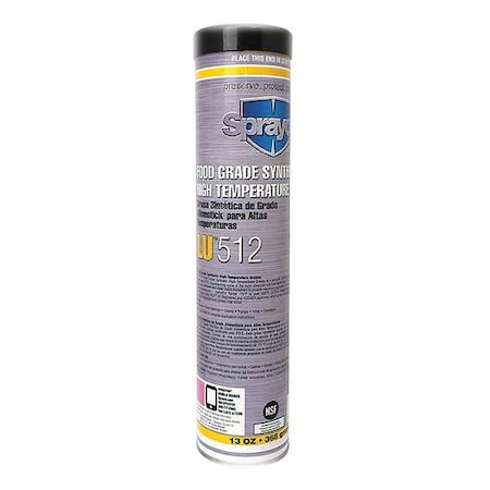 Sprayon S00512014 - Food Grade Grease, Cartridge, 13 Oz.