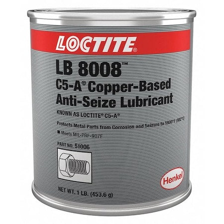 Loctite 234202 - Anti-Seize, General Purpose, Can, 16 oz, Copper Base, 1800 Degrees F Max Op Temp, Paste