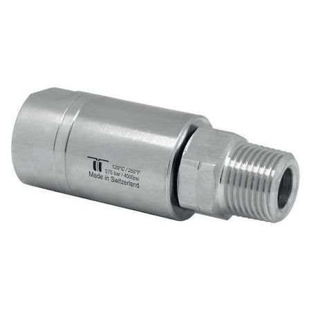 Mosmatic 31.153 - Rotary Union,Straight,Brass,3/8"Threaded
