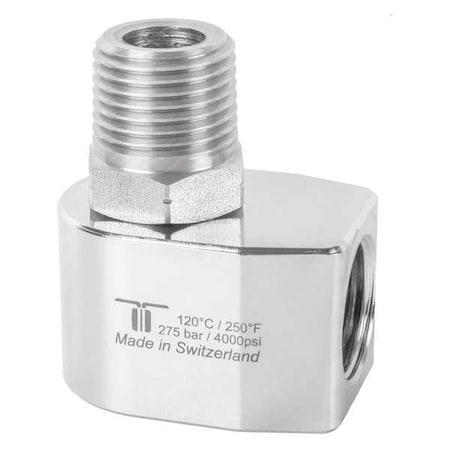 Mosmatic 43.453 - Rotary Union,Elbow,Brass,1/2"Threaded