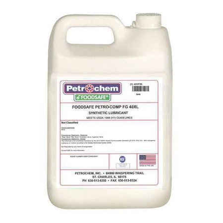 Petrochem PETRO-COMP FG-40XL-001 - Compressor Oil, 1gal, Jug, Polyalphaolefin
