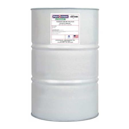 Petrochem AIRLINE TOOL FG-055 - Lubricant, 55 gal, Drum, Synthetic Base, 460 Degrees F Max Op Temp, Colorless