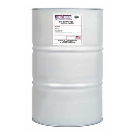 Petrochem SYN COMP D-100-055 - Compressor Oil,55gal,Drum,Synthetic Oil