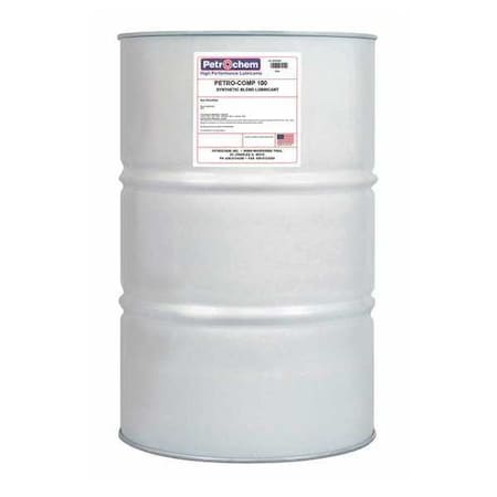Petrochem PETRO-COMP 100-055 - Compressor Oil,55 gal.,Drum,Mineral Oil