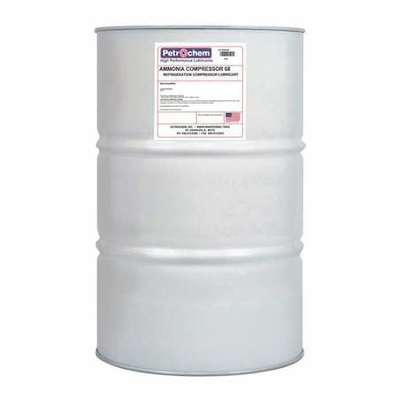 Petrochem AMMONIA COMPRESSOR 68-055 - Compressor Oil,55 gal.,Drum,Mineral Oil