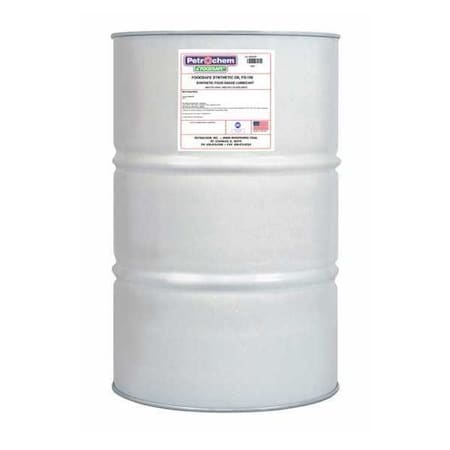 Petrochem SYNOIL FG-100-055 - General Purpose Lubricant, 55 gal, Drum, Synthetic Base, 490 Degrees F Max Op Temp, Colorless, FG-100 Series