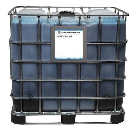 Trim C270BD-270G - Coolant, C270 BD, Synthetic, 270 gal, Tote, Blue