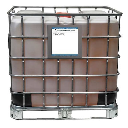 Trim C350-270G - Cutting Fluid, C350, Synthetic, 270 gal, Tote, Colorless to Light Yellow