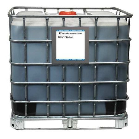 Trim E206ND-270G - Cutting Oil, E206 nd, Soluble Oil, 270 gal, Tote, Clear Brown, Green