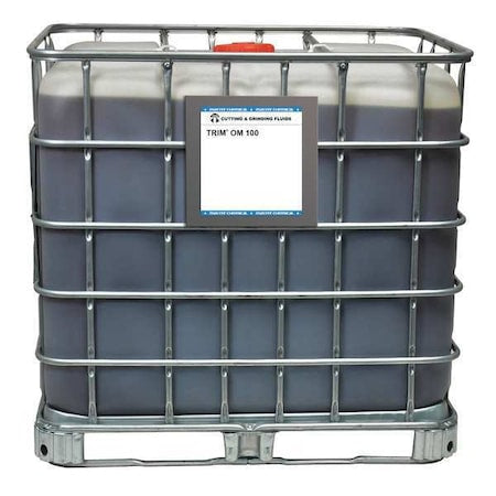 Trim OM100-270G - Cutting Oil, OM 100, Straight Oil, 270 gal, Tote, Amber
