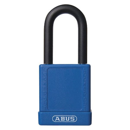 Abus 19669 - Lockout Padlock, Keyed Alike, Aluminum, Blue, 1 1/2 in Shackle Height, 1 1/2 in Body Width, 3 PK