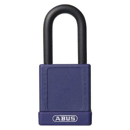 Abus 19614 - Lockout Padlock, Keyed Alike, Aluminum, Purple, 1 1/2 in Shackle Height, 1 1/2 in Body Width, 3 PK