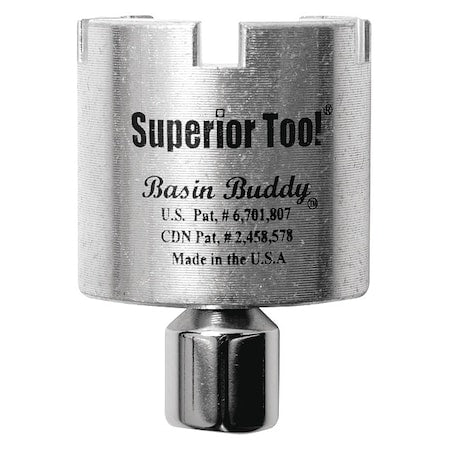 Superior Tool 3825 - Universal Faucet Wrench, 3/4 to 1-1/8", Aluminum