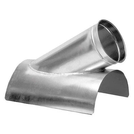 Nordfab 8040300285 - Round 10"dia 12"L 30 Degrees SS In-Cut Branch, 10 in x 6 in Duct Dia, 304 Stainless Steel, 10 in W