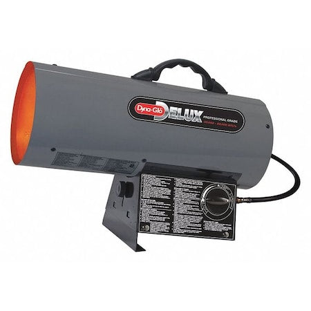 Dyna-Glo RMC-FA60DGD - Portable Gas Torpedo Heater, Liquid Propane, Continuous Spark, 30,000 to 60,000 Btu H, 19 19/64 in L