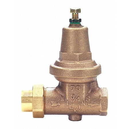 Wilkins 34-70XL - Valve,3/4" Pipe Size,Single Union FNPT