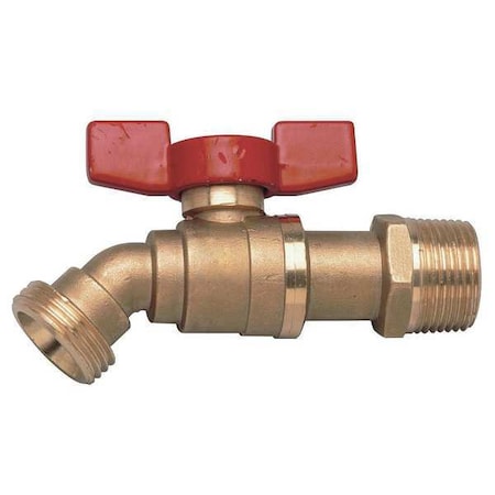 Watts BD-QT- 1/2 - Boiler Drain Valve,1/2 In MNPT,Brass