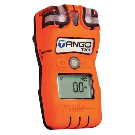 Industrial Scientific TX1-2 - Single-Gas Detector,Orange,H2 S