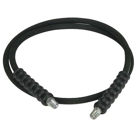 Enerpac H9206S - H9206 S, 6 ft., Heavy-duty Rubber High Pressure Hydraulic Hose, .25 in. Internal Diameter