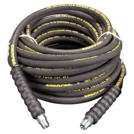 Enerpac H9350 - H9350, 50 ft., Heavy-duty Rubber High Pressure Hydraulic Hose, .38 in. Internal Diameter