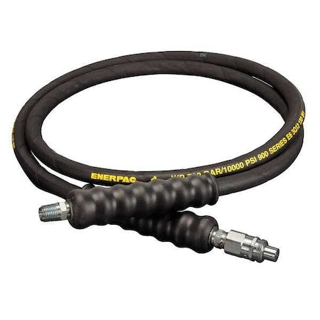 Enerpac HB9206Q - HB9206 Q, 6 ft., Heavy-duty Rubber High Pressure Hydraulic Hose, .25 in. Internal Diameter