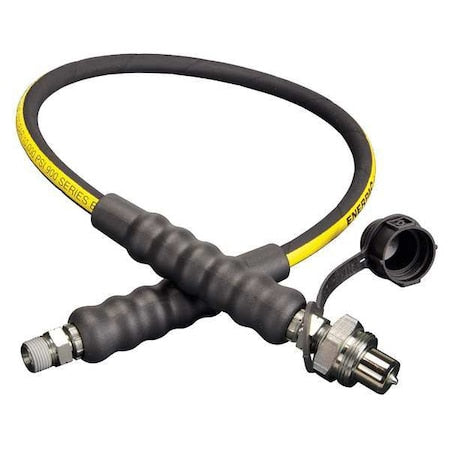 Enerpac HC9203 - HC9203, 3 ft., Heavy-duty Rubber High Pressure Hydraulic Hose, .25 in. Internal Diameter