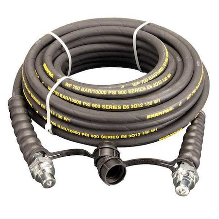Enerpac HC9250C - HC9250 C, 50 ft., Heavy-duty Rubber High Pressure Hydraulic Hose, .25 in. Internal Diameter