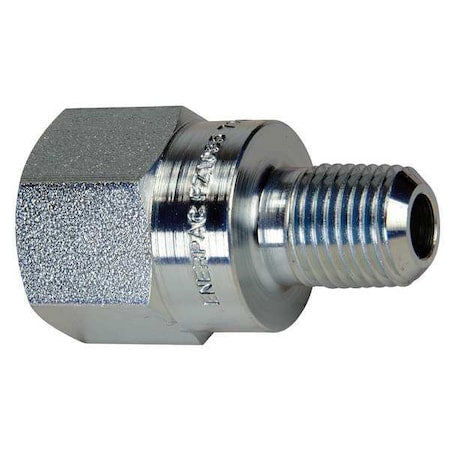 Enerpac FZ1055 - FZ1055, High Pressure Fitting, Adapter, 10,000 psi, Connection 3/8" NPTF Female to 1/4" NPTF Male