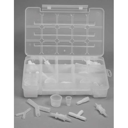 Sp Scienceware F19625-0000 - Tubing Connector Kit,Translucent,PK72