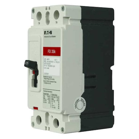Eaton FD2070 - Molded Case Circuit Breaker, FD Series, 70 A, 2 Pole, 600 V AC, 65k A at 240/277 V AC