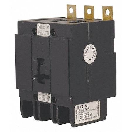 Eaton GHB3030 - Miniature Circuit Breaker, GHB Series, 30 A, 3 Pole, 277/480 V AC, 14k A at 277/480 V AC