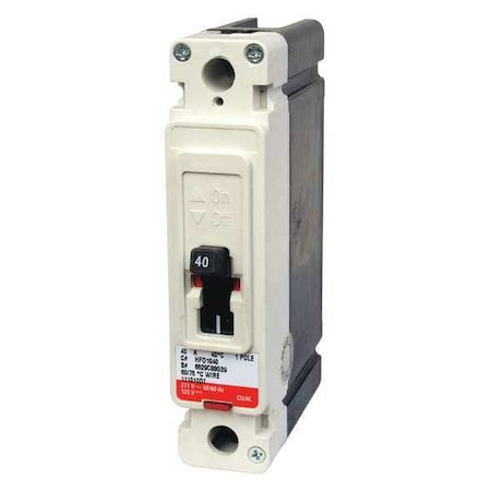 Eaton HFD1020 - Molded Case Circuit Breaker, HFD Series, 20 A, 1 Pole, 277 V AC, 100k A at 240 V AC