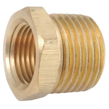 706110-1202 - Bushing Low Lead Brass Bushing, 3/4 in Male NPT X 1/8 in Female NPT