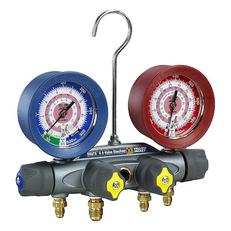 Yellow Jacket 46000 - Manifold Gauge Set, 3 1/8 in Gauge