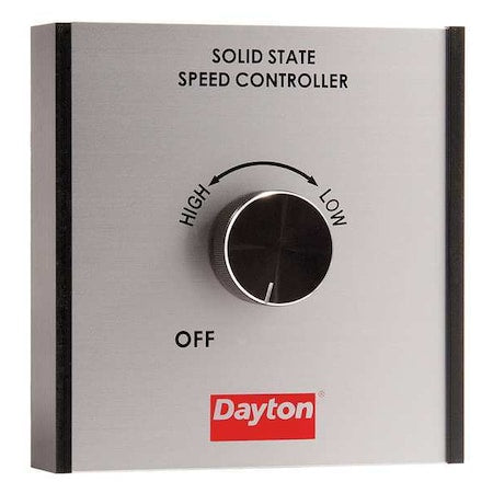 Dayton 48C173 - Speed Control, 115 V AC, 10 A, Dial
