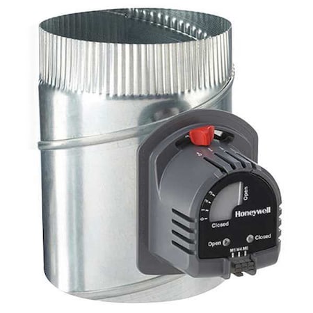 Honeywell Home ARD20TZ - Round Damper,Gr/Rd/Steel,20 in. Dia.