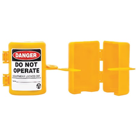 Zing 7293 - Forklift Lockout,Yellow