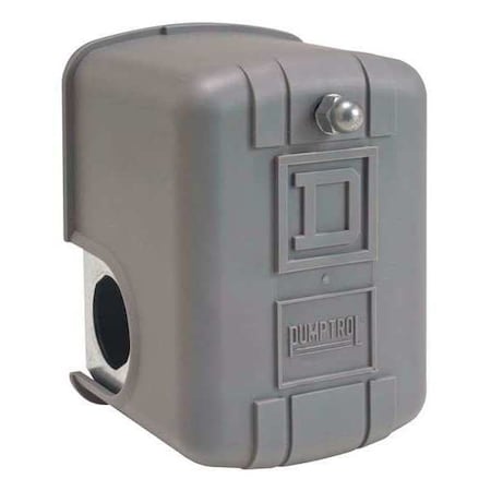 Telemecanique Sensors 9013FHG9J27X - Pressure Switch, Standard, DPST, 1 Ports, 1/4" MNPT, 40 to 100 psi Range, Polypropylene