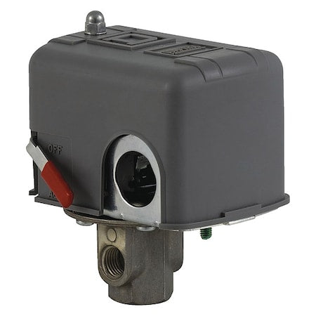 Telemecanique Sensors 9013FHG2J27M1XZ22 - Pressure Switch, Standard, DPST, 1 Ports, 1/4" FNPS, 40 to 100 psi Range, Polypropylene