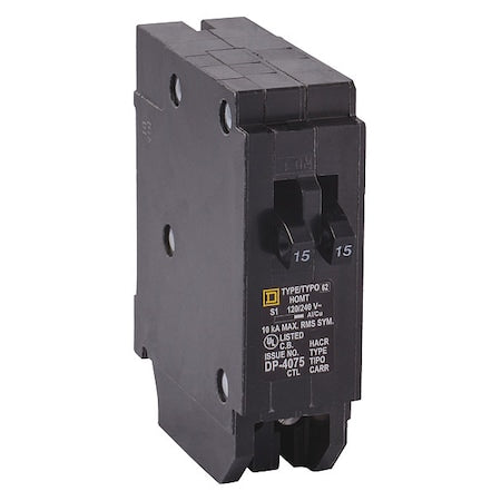 Square D HOMT3015 - Miniature Circuit Breaker, HOMELINE Series, 30 A, 1 Pole, 120 V AC, 10k A at 120/240 V AC