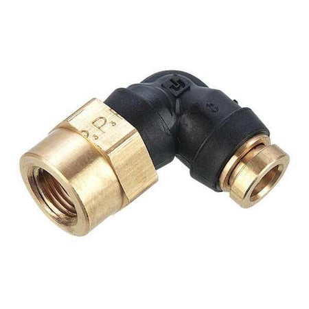 Legris 370PTCR-8-8 - Swivel Elbow, Brass, Black