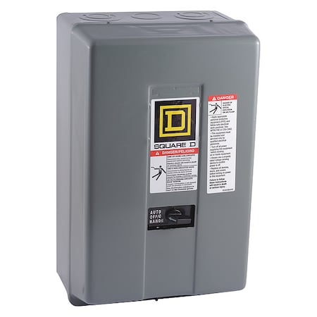 Square D 8903LG30V02C - 600 VAC Electrically Held Lighting Contactor 3 P 30 A