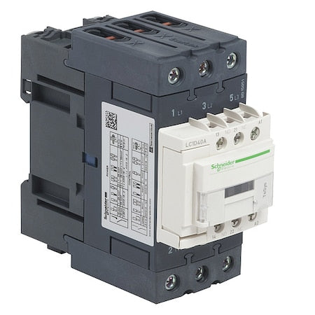 Schneider Electric LC1D40AF7 - IEC Magnetic Contactor, 1 NC/1 NO, 110 V AC, 3 P, Non-Reversing, Screw Clamp