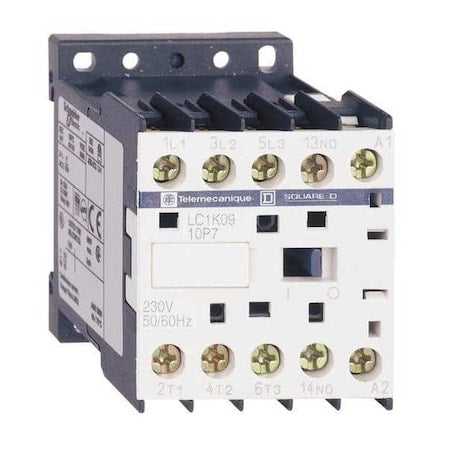 Schneider Electric LC1K1201B7 - IEC Magnetic Contactor, 1 NC, 24 V AC, 3 P, Screw Clamp
