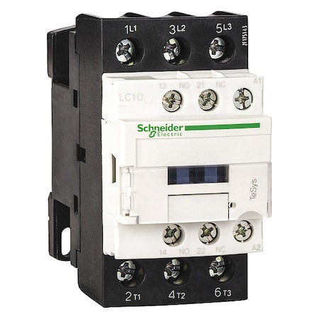 Schneider Electric LC1D25P7 - IEC Magnetic Contactor, 1 NC/1 NO, 230 V AC, 3 P, Non-Reversing, Screw Clamp