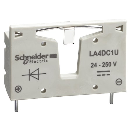 Schneider Electric LA4DC1U - Coil Suppressor Module,12-250 VDC