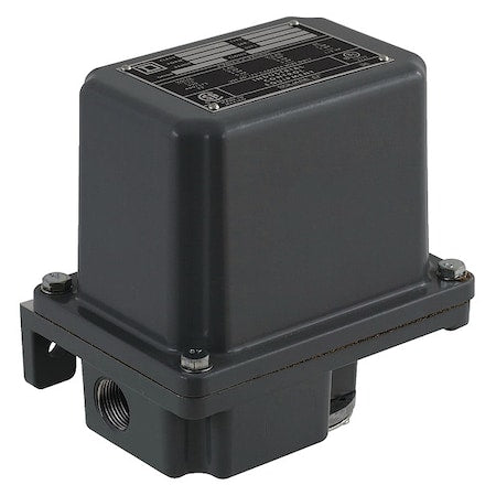 Telemecanique Sensors 9013GHW2J63 - Pressure Switch, Standard, DPST, 1 Ports, 3/8" FNPS, 35 to 200 psi Range, Aluminum